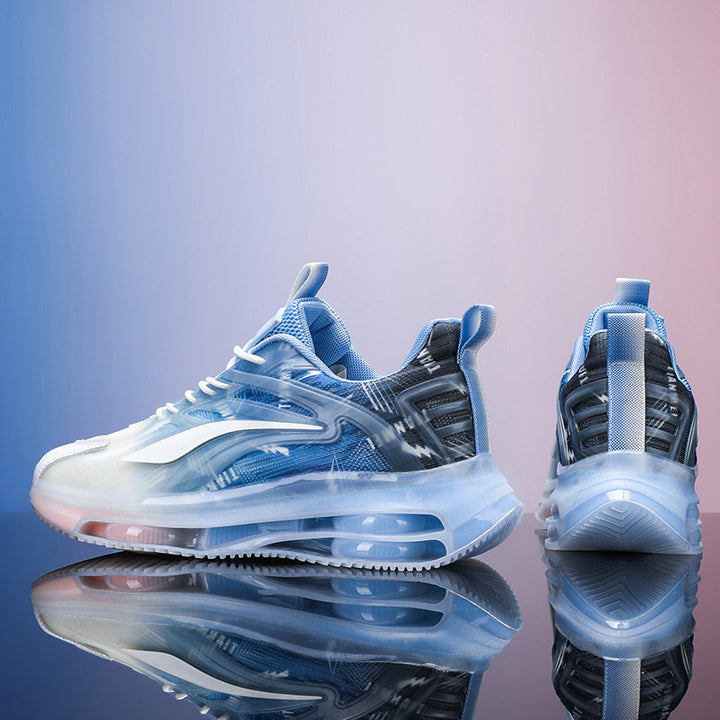 Unisex leichte Luftkissen-Sneaker mit transparentem Gradient-Obermaterial und sichtbarer Luftkammer – Norré