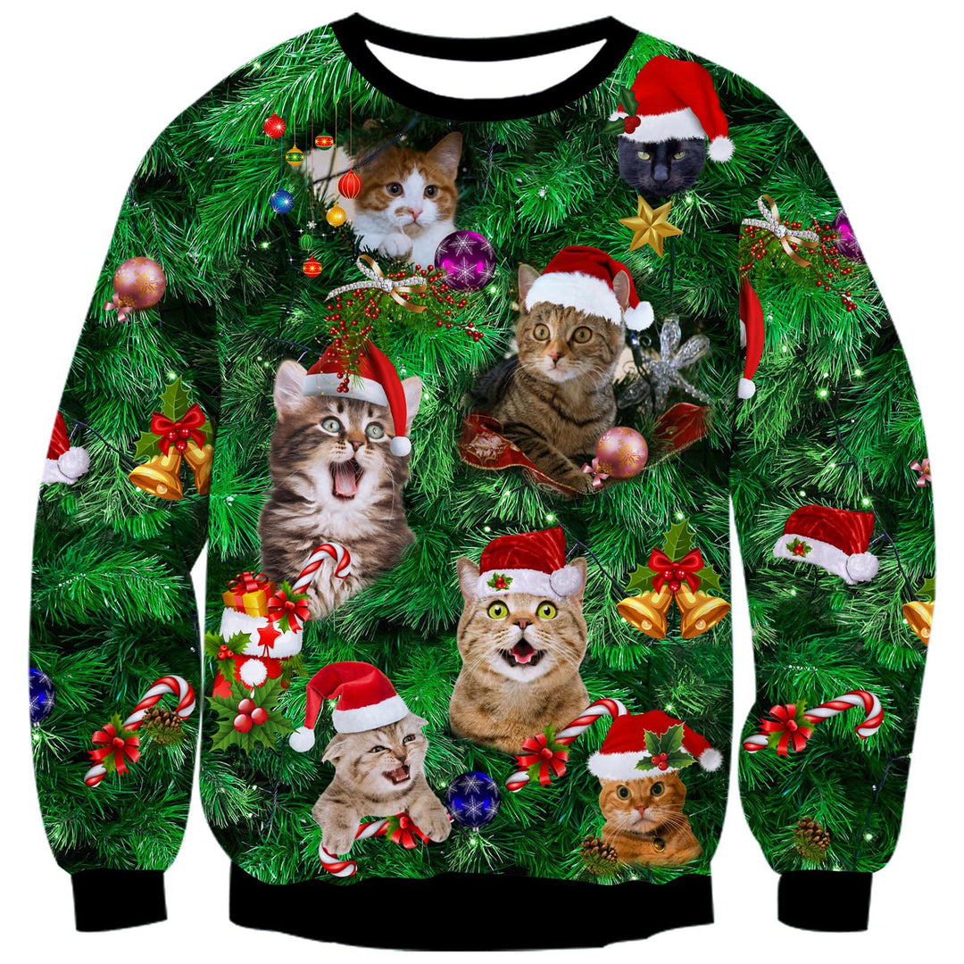 Damen Lustiger Weihnachtlicher Sweatshirt Echoarchiv