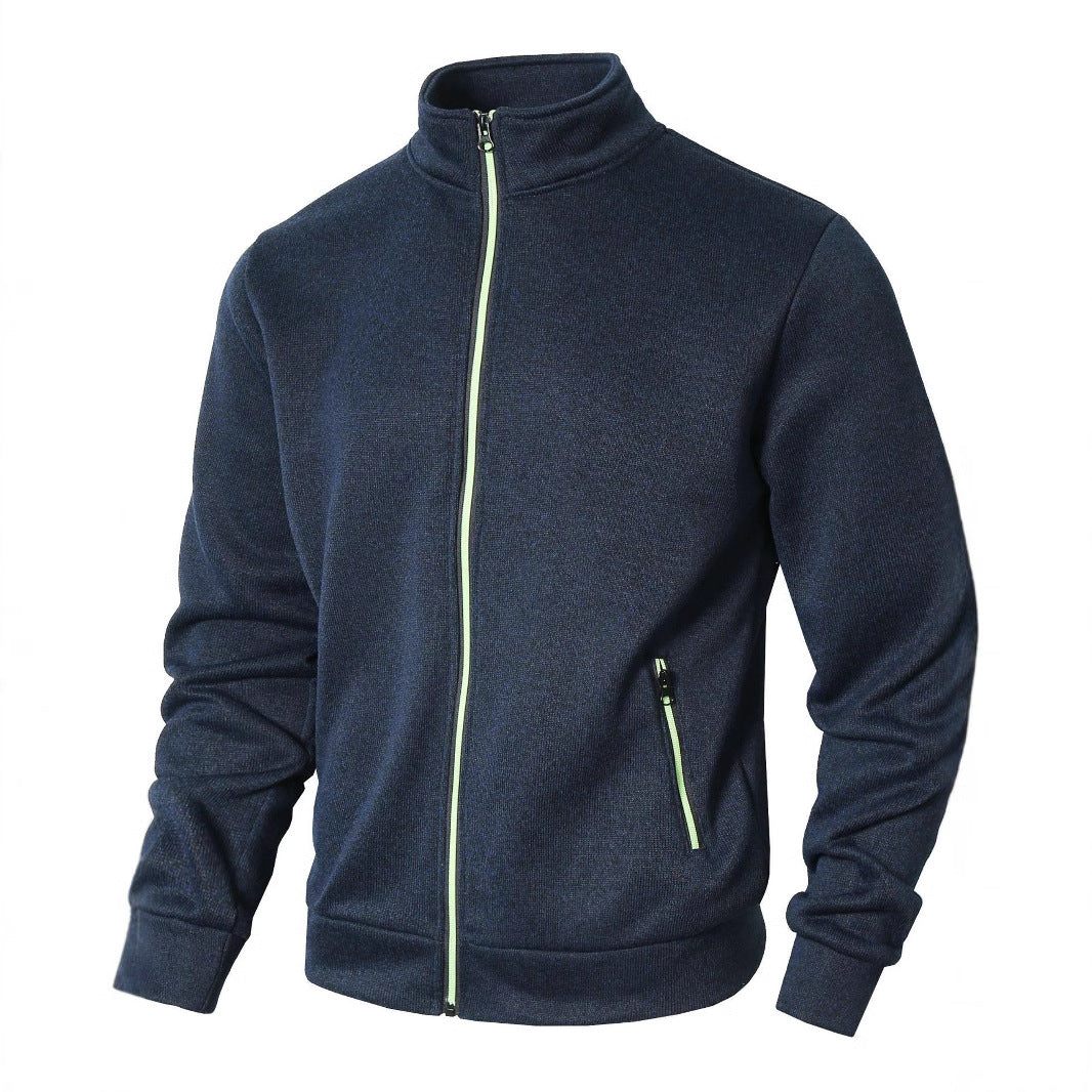 Herren Sportjacke mit modernem Reißverschluss und hohem Kragen Echoarchiv