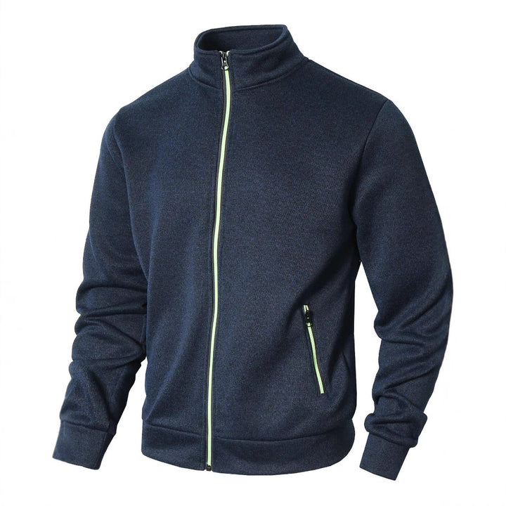 Herren Sportjacke mit modernem Reißverschluss und hohem Kragen Echoarchiv