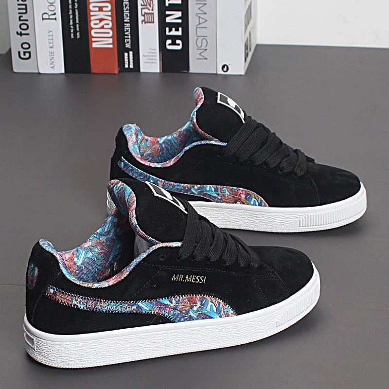 Damen Sneakers mit floralem Innenfutter und rutschfester Sohle Echo Archiv