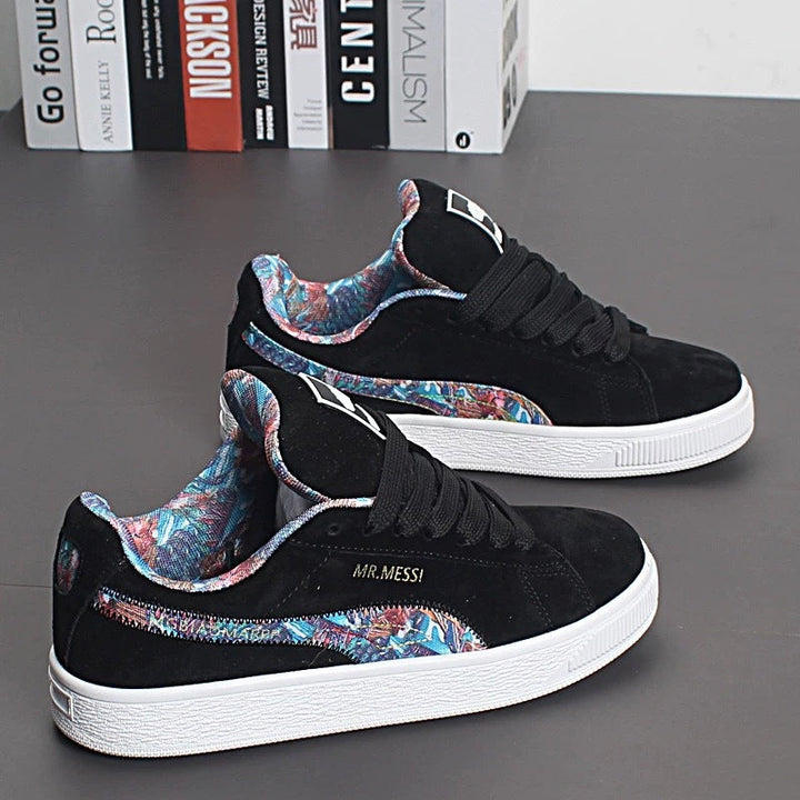 Damen Sneakers mit floralem Innenfutter und rutschfester Sohle Echo Archiv