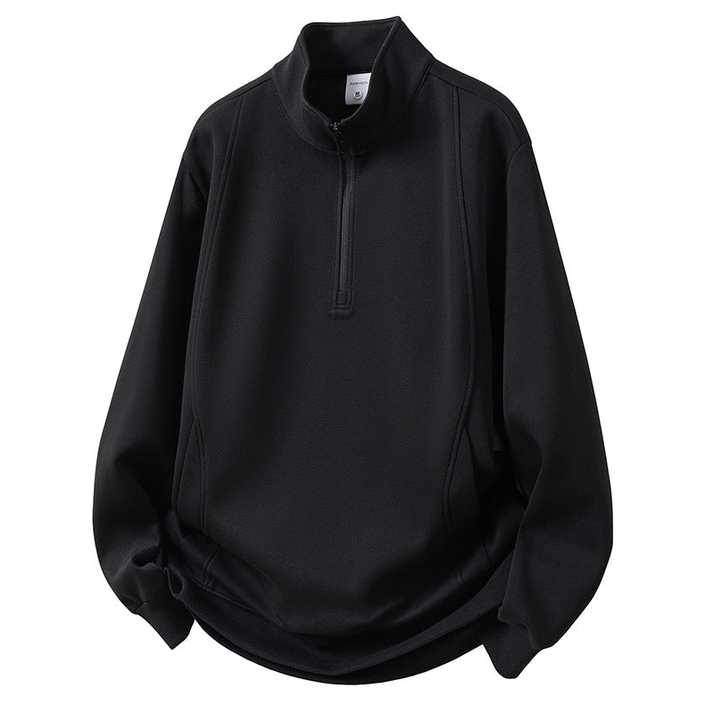 Herren Sportliches Langarmshirt mit Stehkragen Echo Archiv