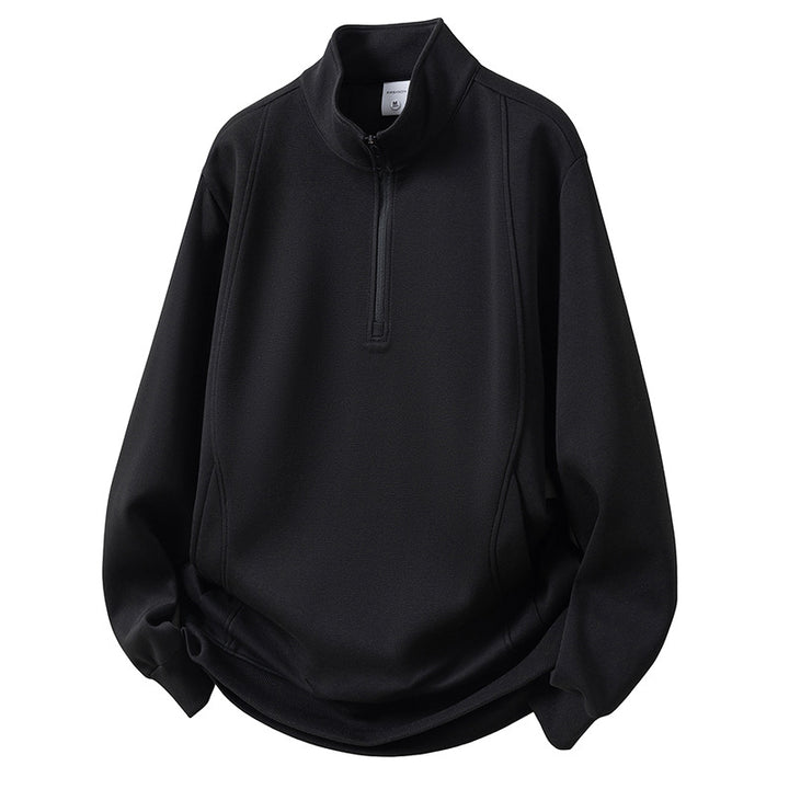 Herren Sportliches Langarmshirt mit Stehkragen Echo Archiv