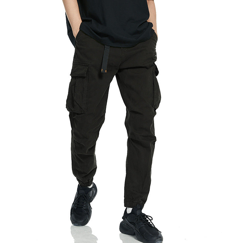 Herren Cargo-Hose mit elastischem Bund und tiefen Taschen Echoarchiv