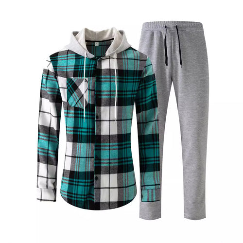 Herren Freizeitjacke mit Kapuze und bequemen Jogginghose Echoarchiv