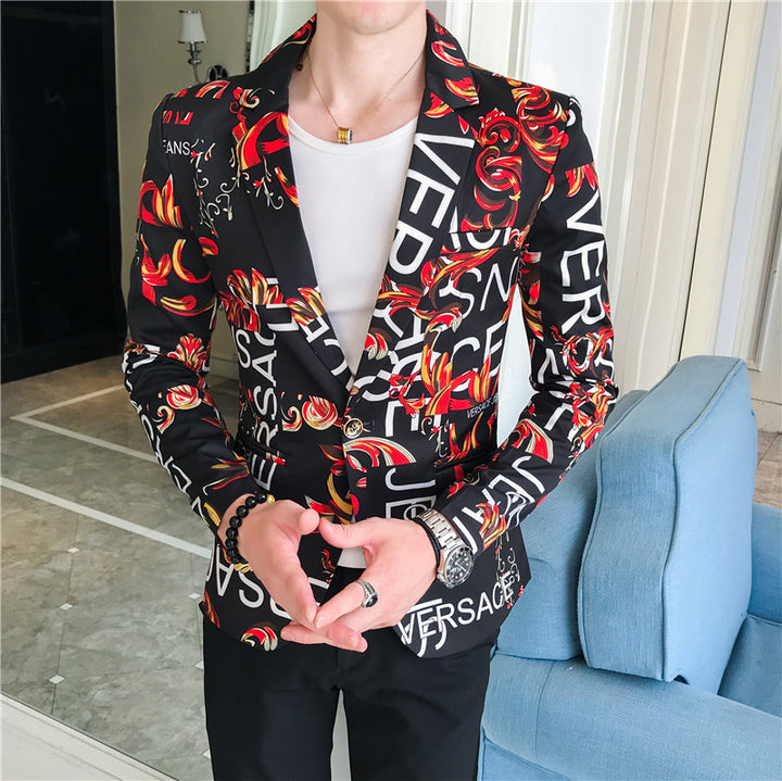Herren modischer Blazer mit elegantem Muster Echoarchiv