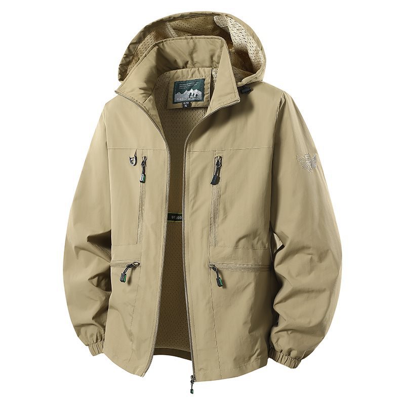 Herren Wetterfeste Windjacke Echo Archiv