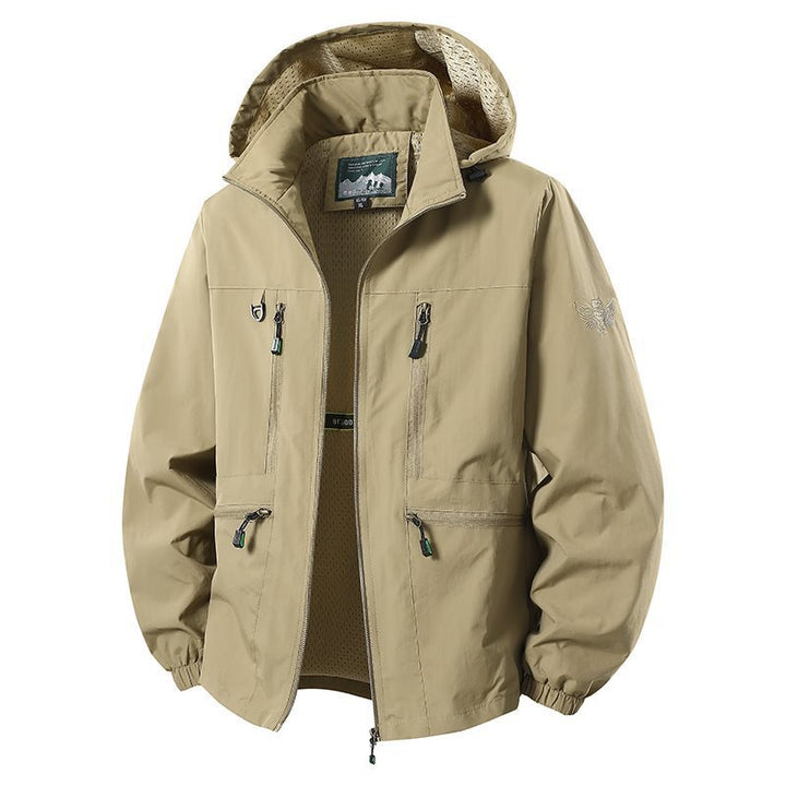 Herren Wetterfeste Windjacke Echo Archiv