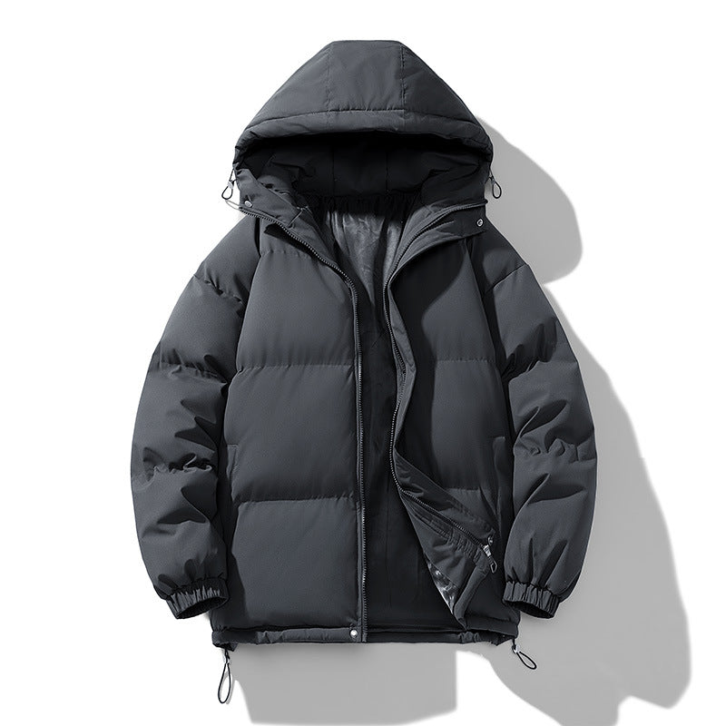 Unisex Gepolsterte Kapuzensteppjacke mit Thermoisolierung und verstellbarem Saum Echo Archiv