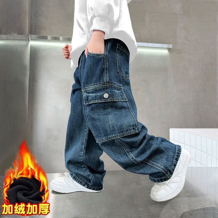 Damen lässige Cargo-Jeans von Echo Archiv