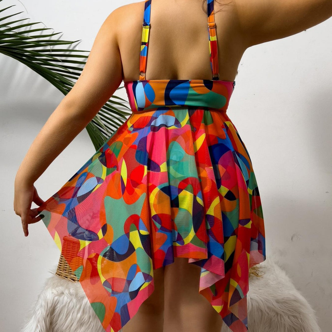 Damen Strandkleid mit lässigem Wickeldesign Echo Archiv