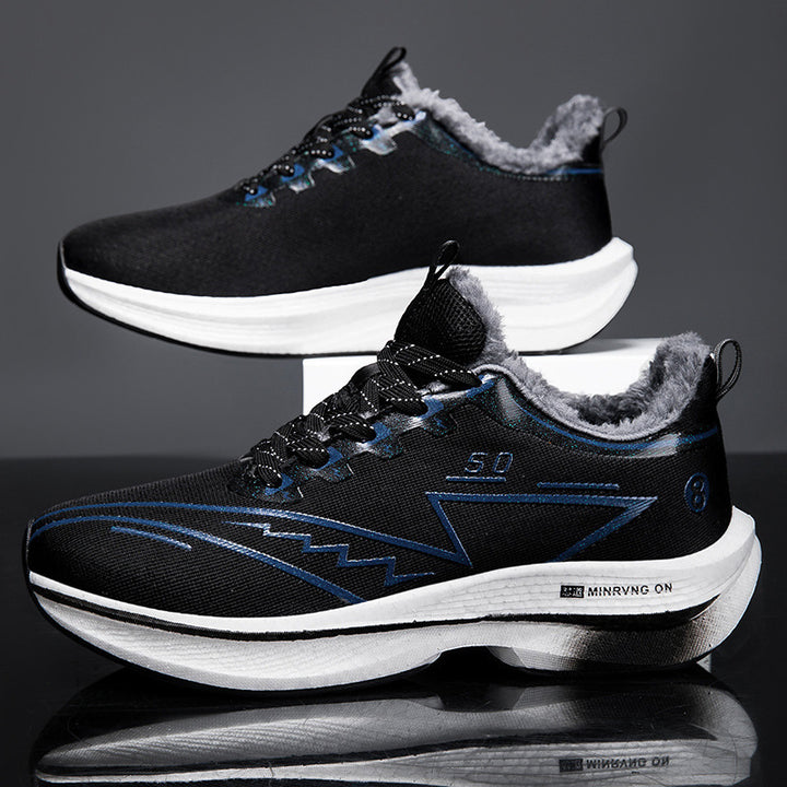 Damen nan gefütterte Thermo-Sneaker mit Teddyfutter, stoßdämpfender Keilsohle und rutschfester Laufsohle Echo Archiv