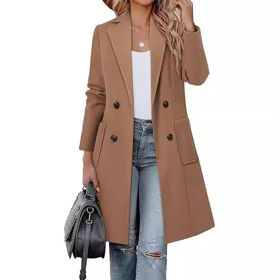 Damen Elegante und modische Longjacke Echo Archiv