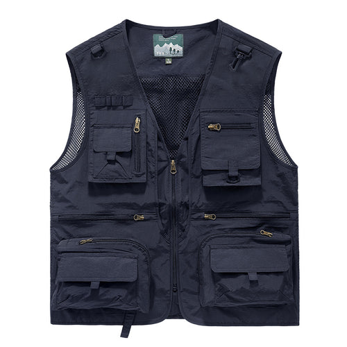 Herren nan multifunktionale Anglerweste mit zahlreichen Taschen und Mesh-Einsätzen Echo Archiv