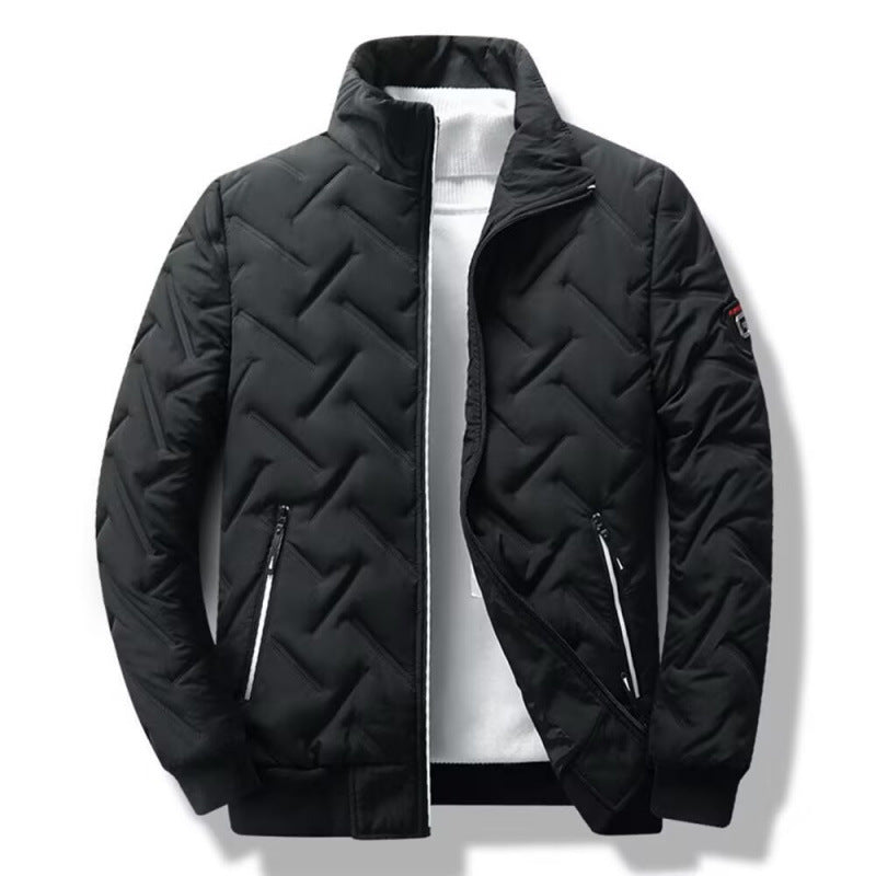 Herren Winter gepolsterte Jacke mit hohem Kragen Echo Archiv