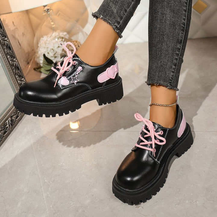 Damen Modische Schnürstiefeletten mit ausgefallenem Design Echo Archiv