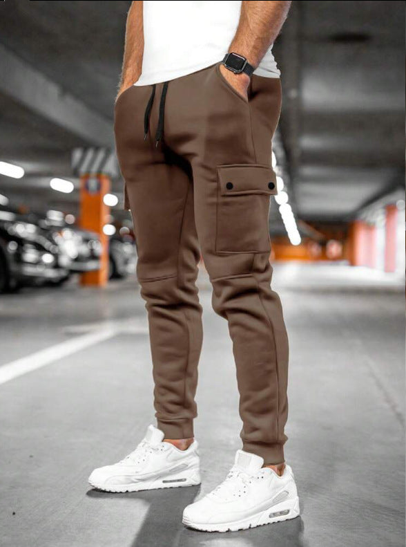 Herren moderne Jogginghose mit funktionalen Seitentaschen Echoarchiv