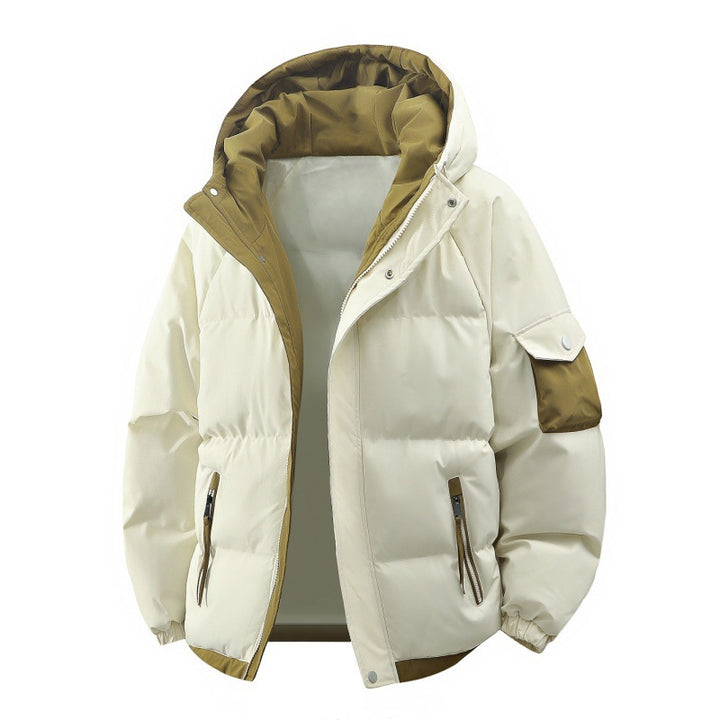 Damen Modische Steppjacke mit Kapuze