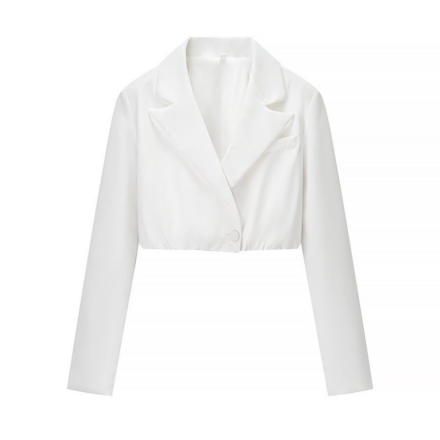 Damen zweiteiliges Corsage-Set mit cropped Blazer und konturierter Korsage – Valéne