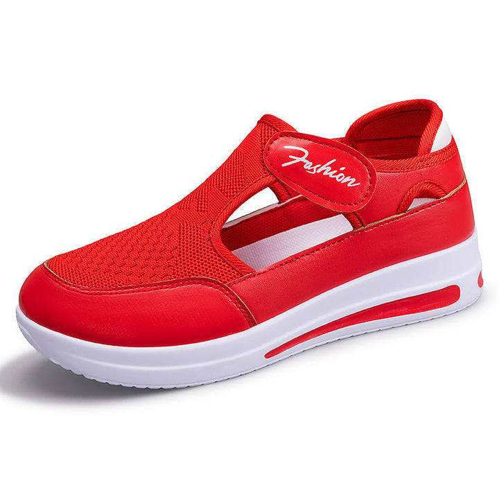 Damen Flexible Slip-On Fitnessschuhe mit atmungsaktiver Netzoberfläche Echo Archiv