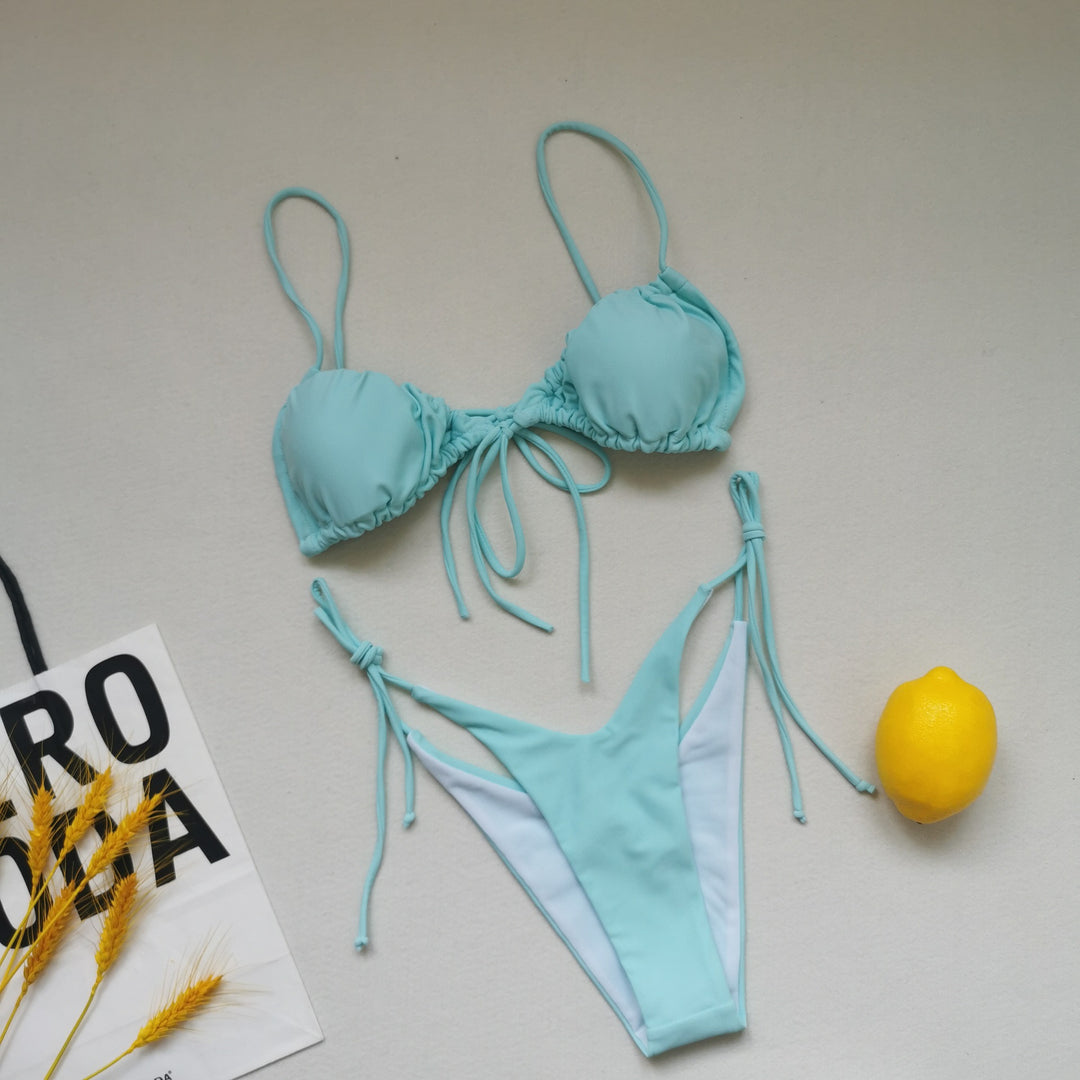 Damen Triangel-Bikini mit regulierbaren Bindebändern Echo Archiv