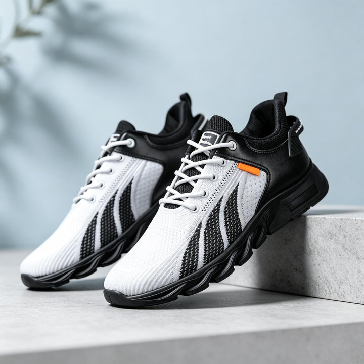 Herren Schnür-Sneaker mit atmungsaktivem Obermaterial Echoarchiv