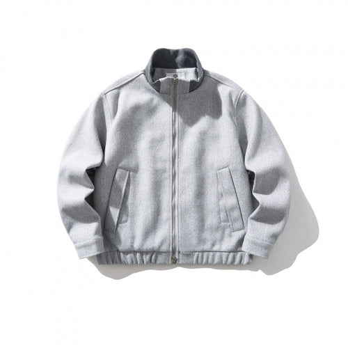 Unisex Boxy-Wollmix-Blouson mit Stehkragen und Elastiksaum Echo Archiv