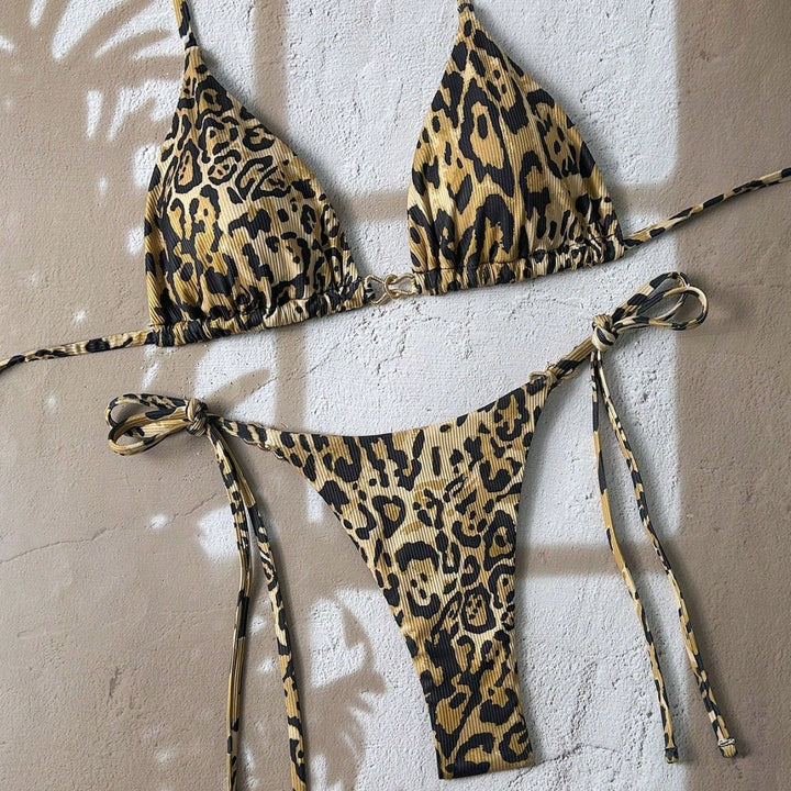 Damen Triangel-Bikini mit aufregendem Leopardenmuster Echo Archiv