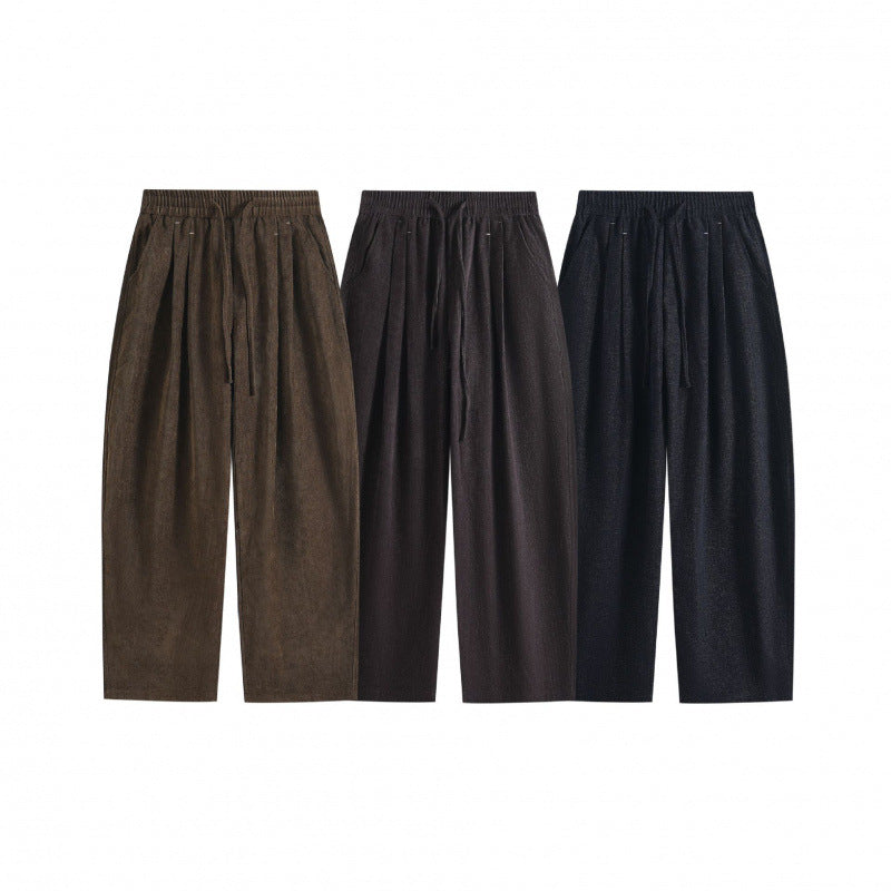 Damen Weite Culotte-Hose mit elastischem Bund und Tunnelzug Echo Archiv