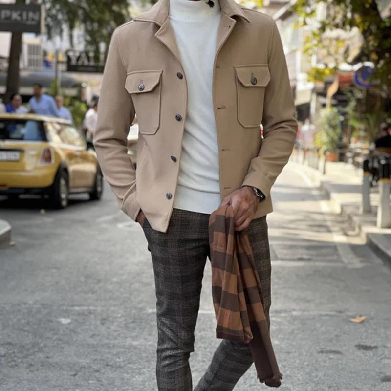 Herren elegante Utility-Jacke im modernen Stil Echoarchiv
