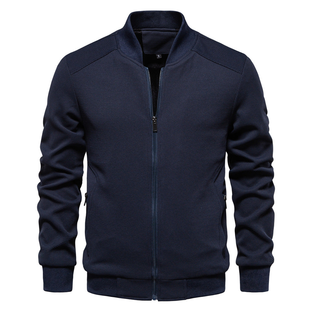Herren modische Sportjacke mit atmungsaktivem Strukturdesign Echoarchiv