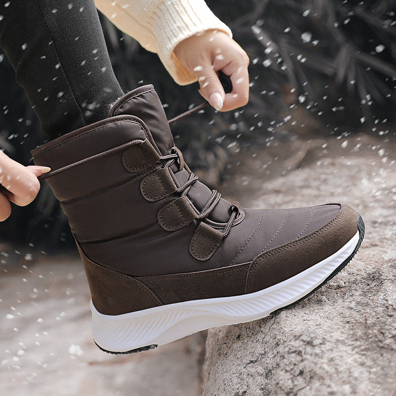 Damen Gefütterte Stepp‑Winterstiefel mit Isolierung und rutschfester EVA‑Sohle Echo Archiv