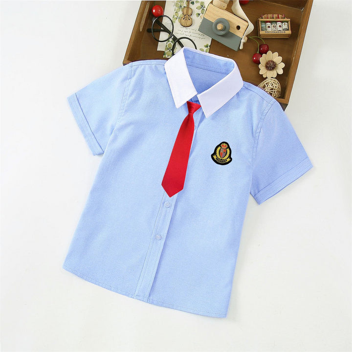Jungen Elegantes Kurzarmhemd mit Fliege Echo Archiv