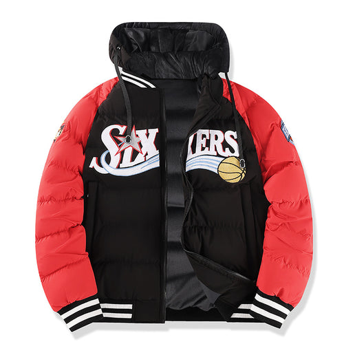 Herren Sportliche Pufferjacke mit hohem Kragen Echo Archiv