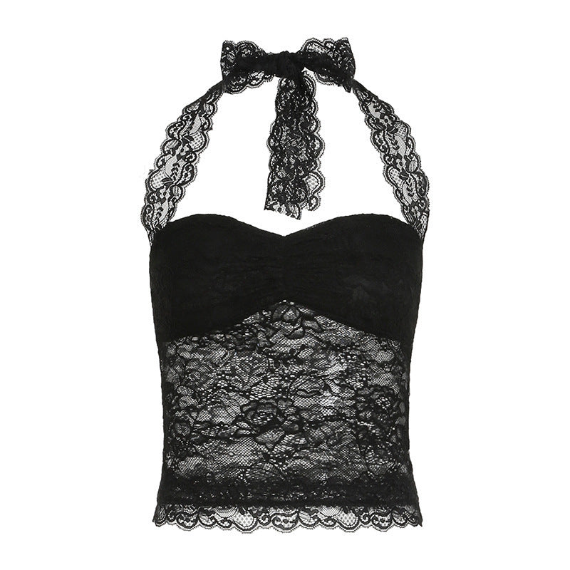 Damen Spitzen-Corsage Top Echo Archiv