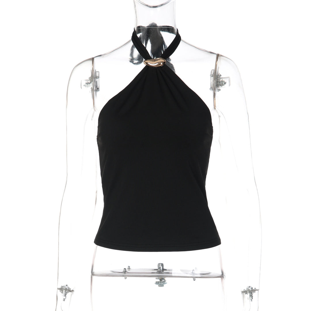 Damen Elegantes und zeitloses Neckholder-Top Echo Archiv