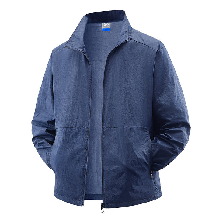 Herren Leichte Packbare Windjacke Echo Archiv