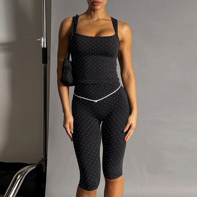Damen Sportliches Oberteil und Leggings-Set Echo Archiv