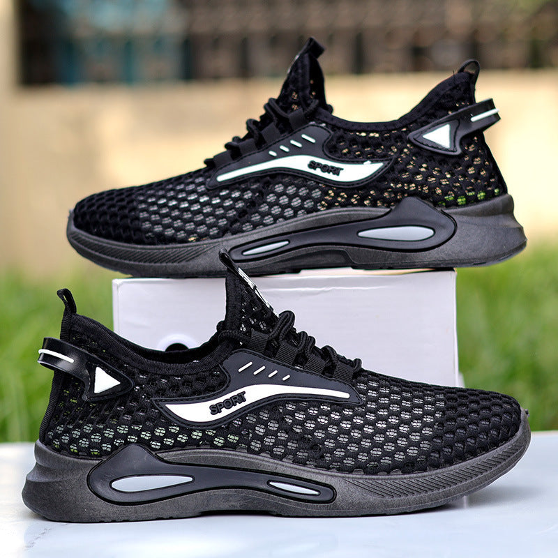 Damen Sportliche Mesh-Sneaker mit rutschfester Sohle und atmungsaktiver Struktur Echo Archiv