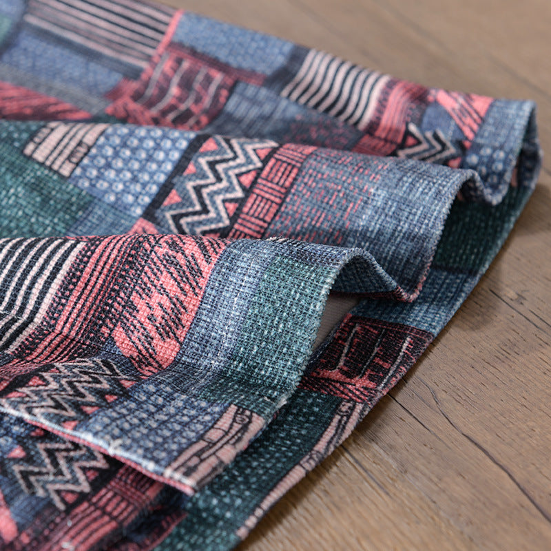 Herren Overshirt im Patchwork-Look mit aufgesetzten Brusttaschen Echoarchiv