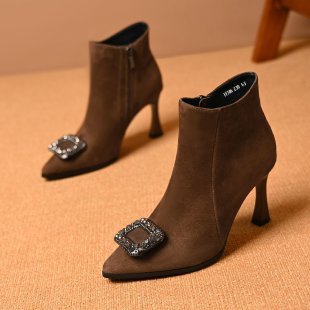 Damen Elegante spitze Stiefeletten mit Glitzer-Akzenten Echo Archiv