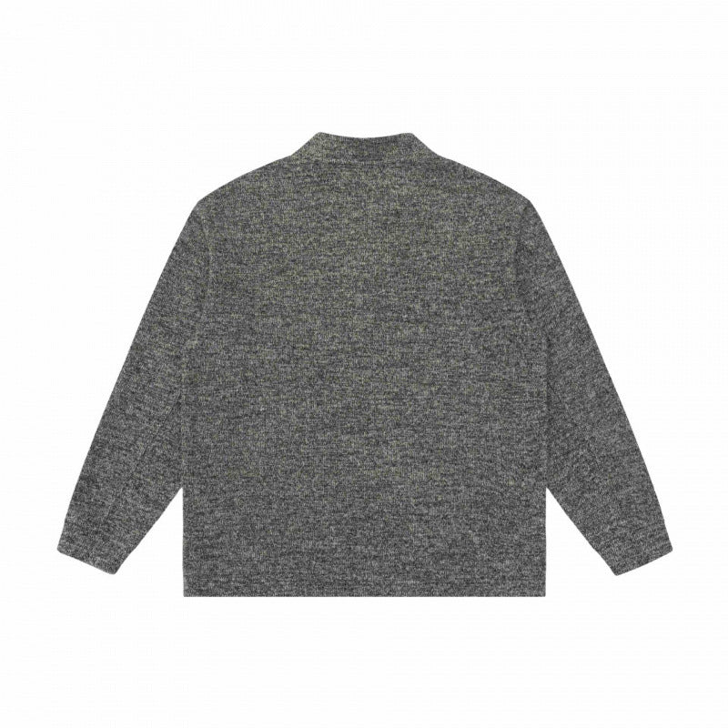 Unisex Feinstruktur-Henley-Strickpullover mit Raglanärmeln und Relaxed-Schnitt Echo Archiv