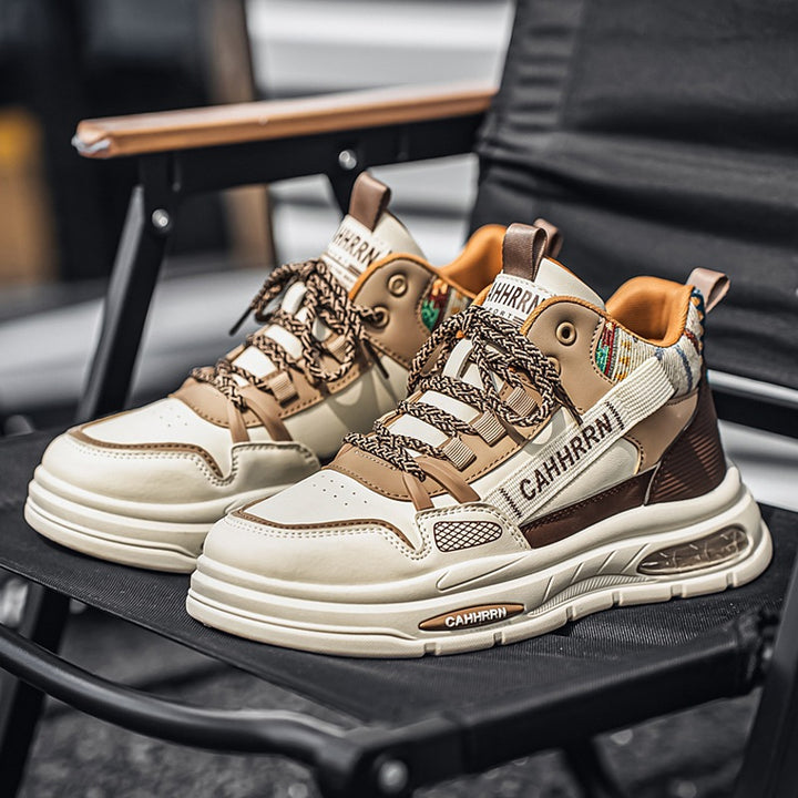 Herren hochgeschnittene Streetstyle-Sneaker mit Luftkapsel-Zwischensohle und tribal-gepolsterter Knöchelmanschette Echo Archiv