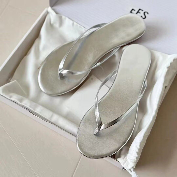 Damen Zehentrenner-Sandalen mit ergonomischem Fußbett und rutschfester Sohle Echoarchiv 1777487412