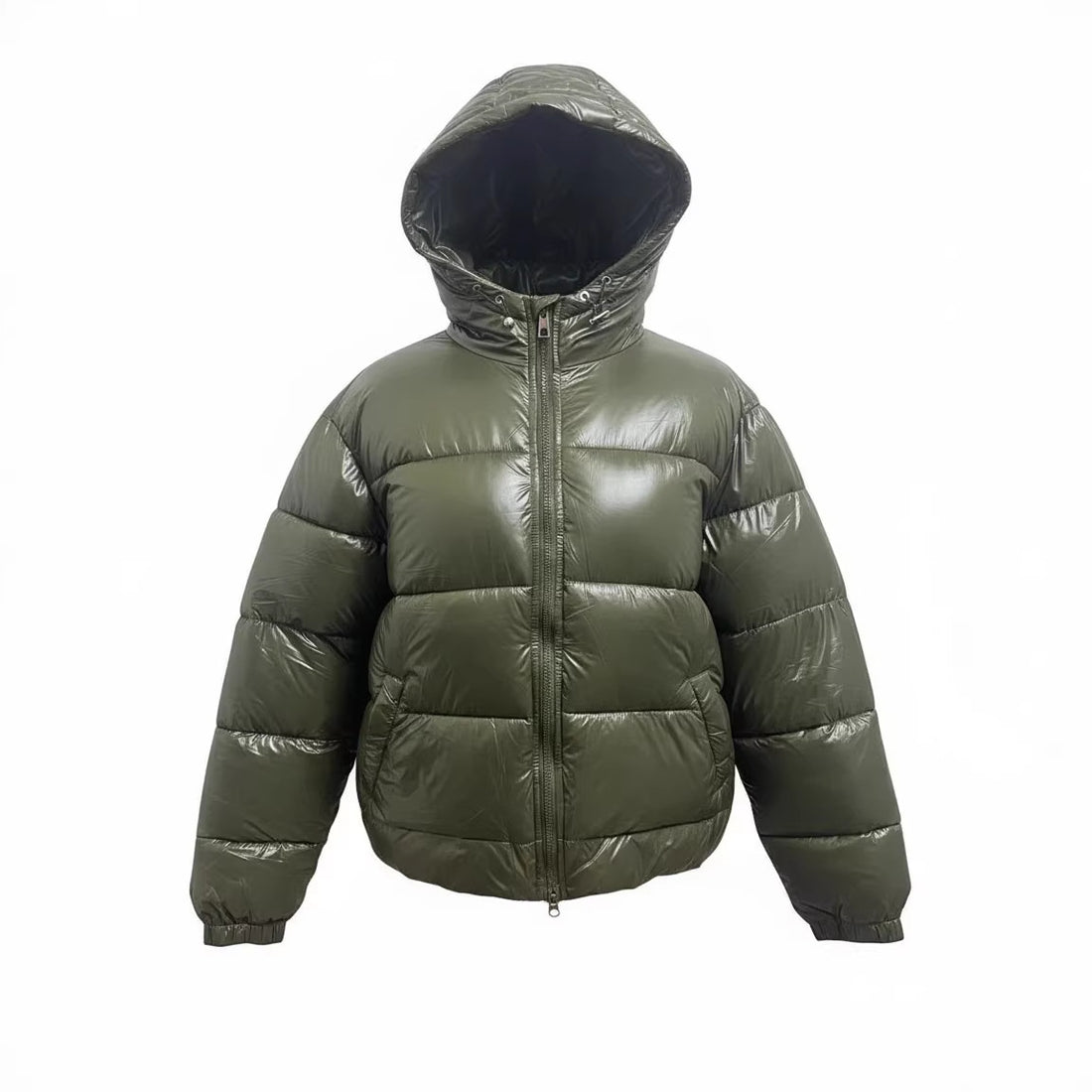 Damen Stylische Daunenjacke mit Kapuze – Célinea