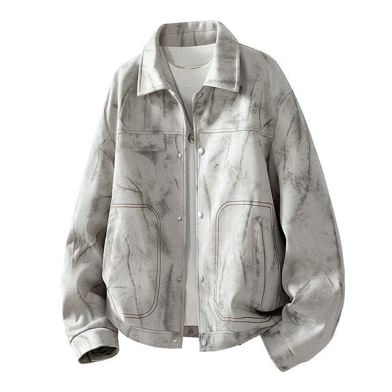 Herren Modische Jacke mit Teddyfellfutter – Taviero