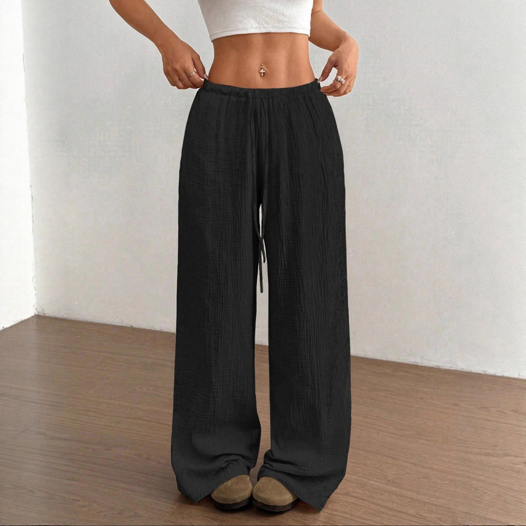 Damen weite, glänzende Palazzo-Hose Echo Archiv