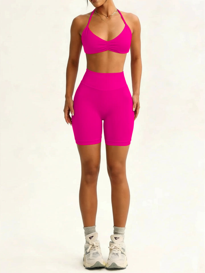 Damen Sportliches Bikini-Set mit hochelastischem Material und verstellbaren Trägern Echo Archiv