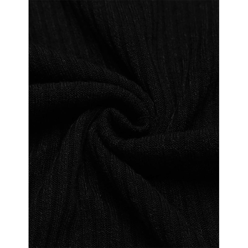 Herren Langarmshirt mit modernem V-Ausschnitt und Rippstruktur Echoarchiv